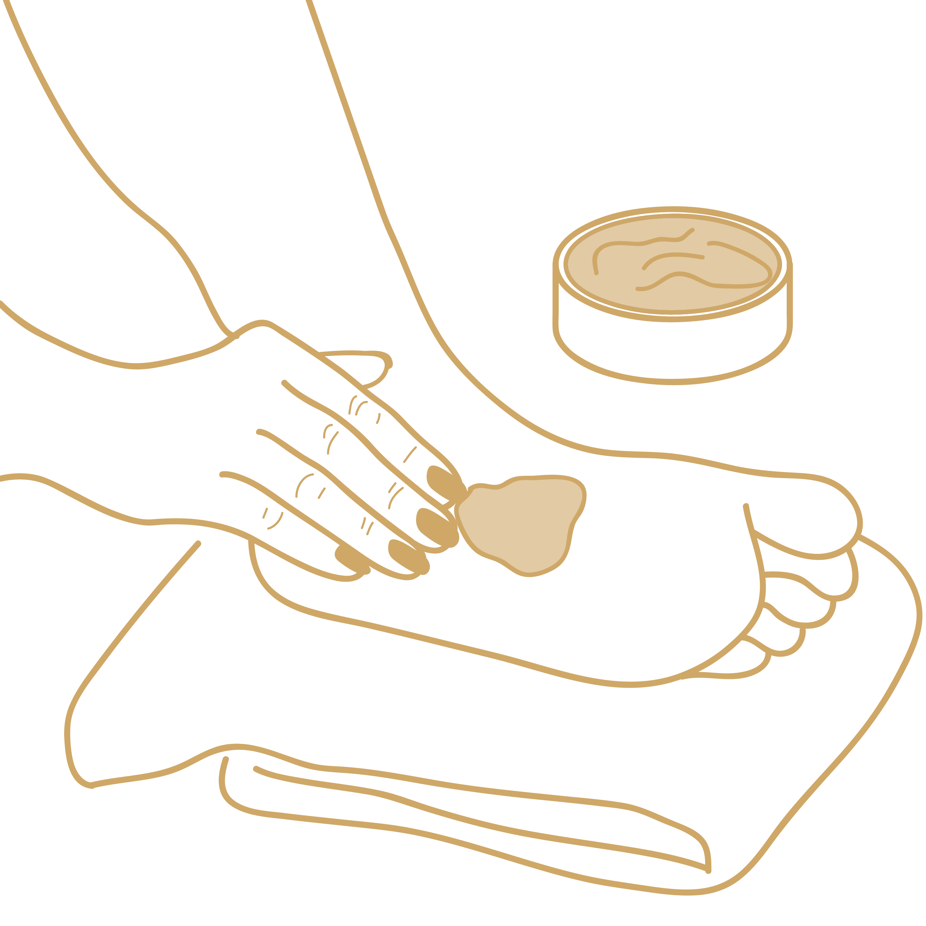 مرطب للاقدام